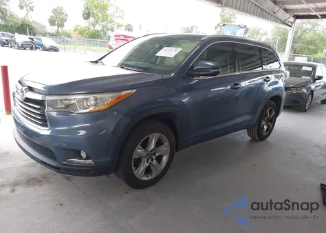 2016 Toyota Highlander Limited Platinum V6 from USA, damaged, VIN 5TDYKRFH9GS180231